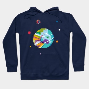 Earth vs Coronavirus Hoodie